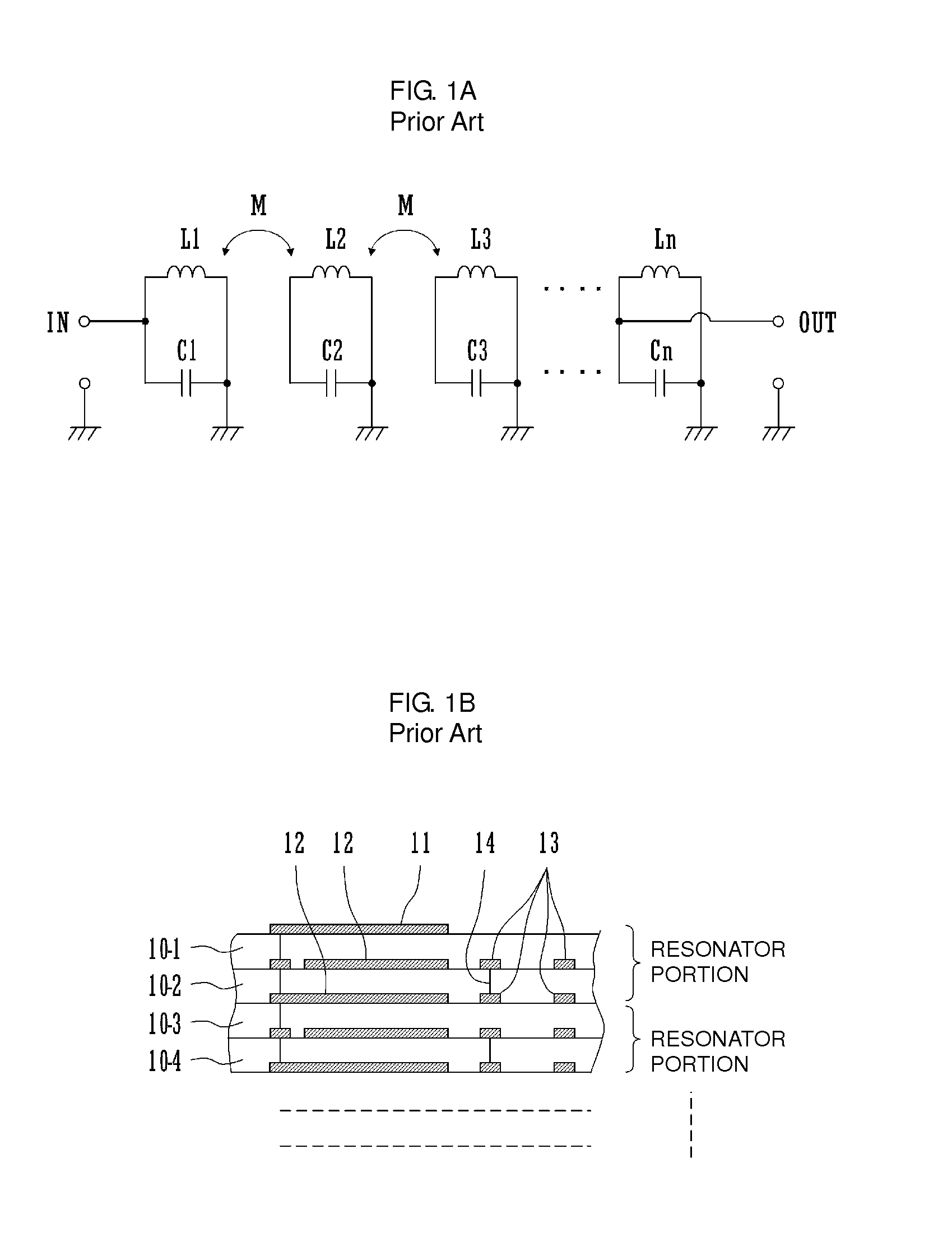 Laminated band-pass filter