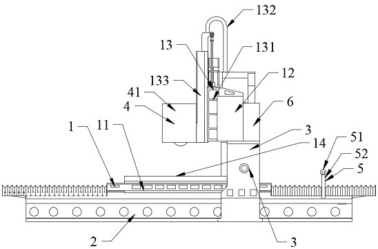 High-precision grinding machine device with workpiece surface precision detection function