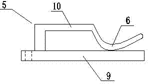 Laptop with keyboard protective film fixing elements