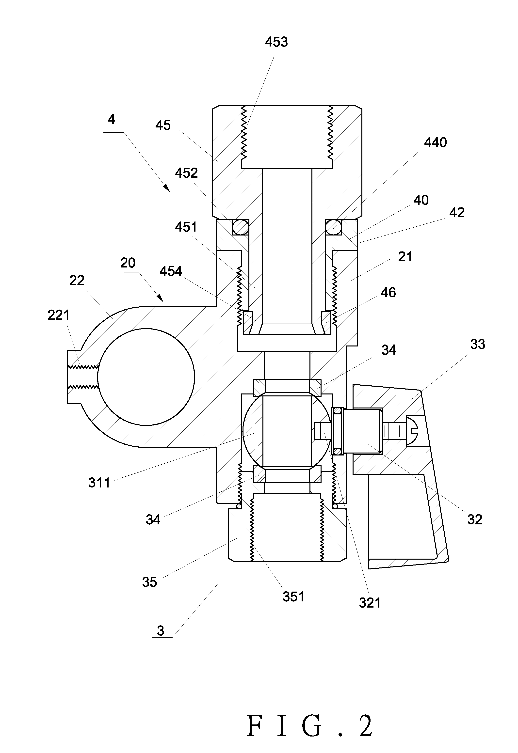 Stand for a drying gun supporting frame