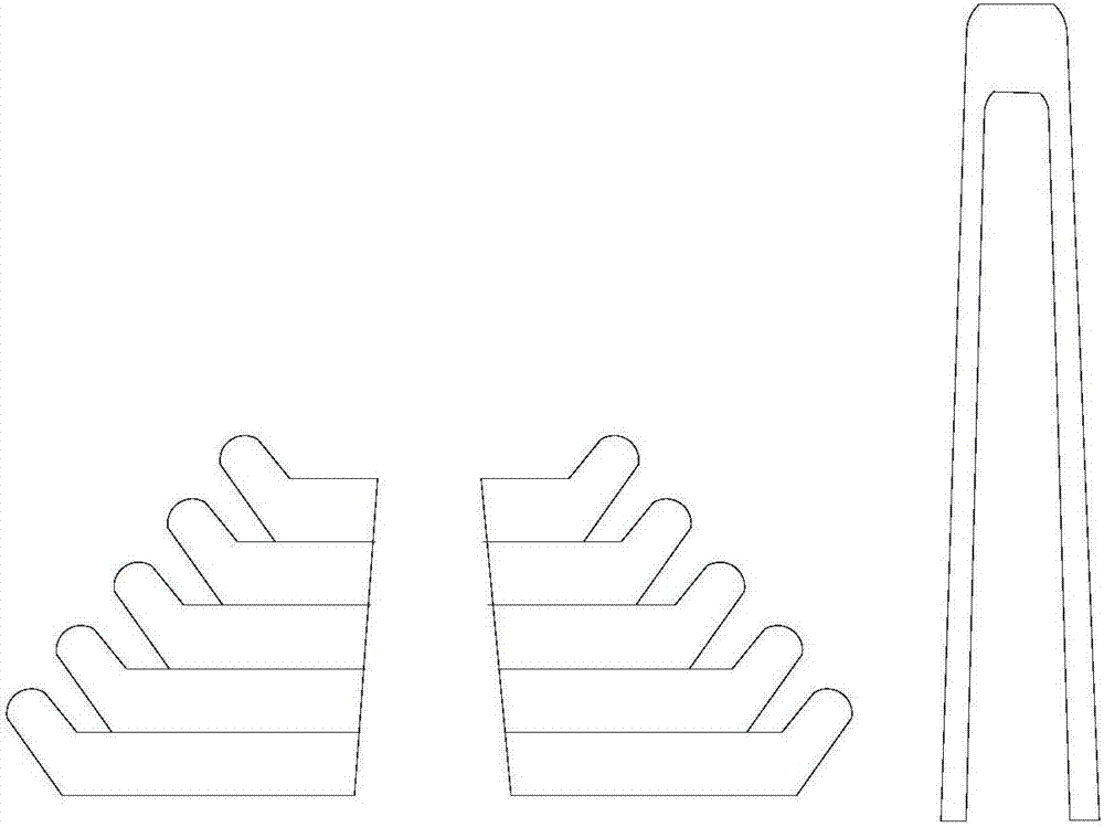 Artificial reef plate manufactured by utilizing urban construction waste