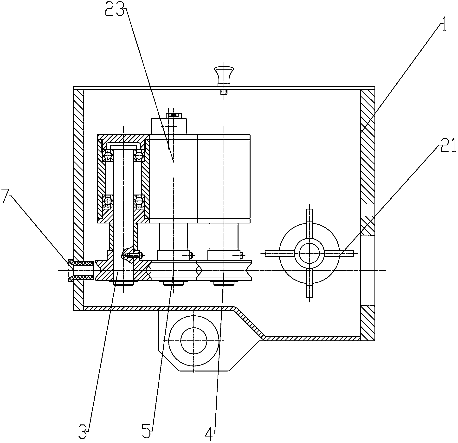 Pressure lubrication die box for wire drawing machine