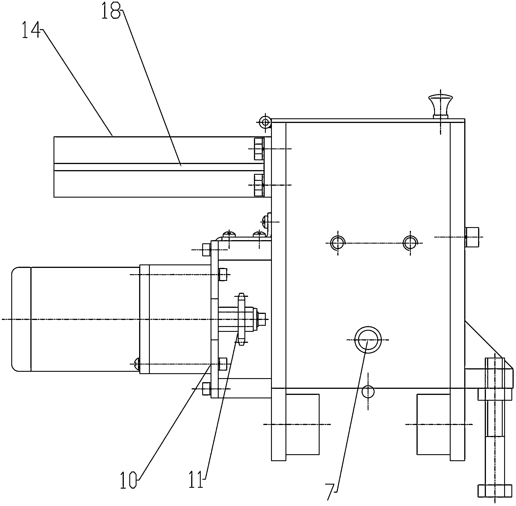 Pressure lubrication die box for wire drawing machine