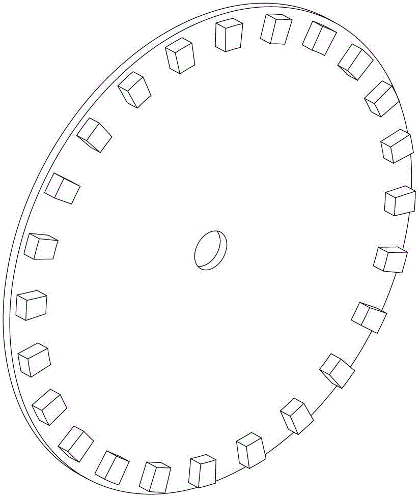 Rotary piezoelectric generation device