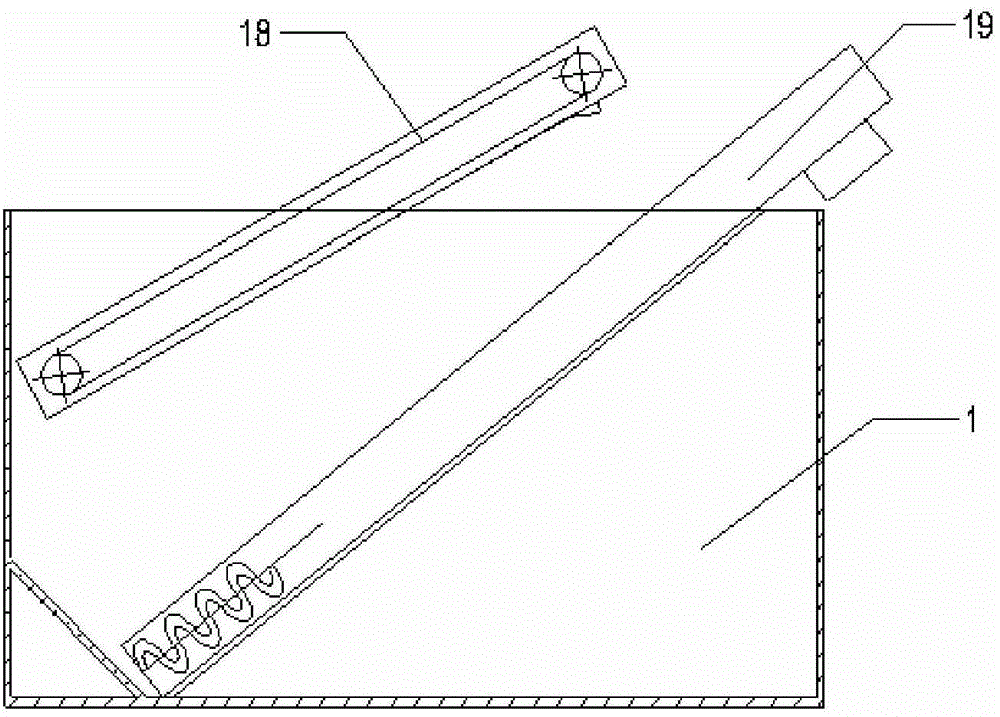 Sewage purification and recycling integrated device of multifunctional cleaning and sweeping vehicle