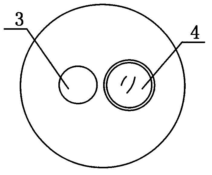 Combined 1.9 mu m wavelength converter of hollow-core photonic crystal fiber and seal cavity