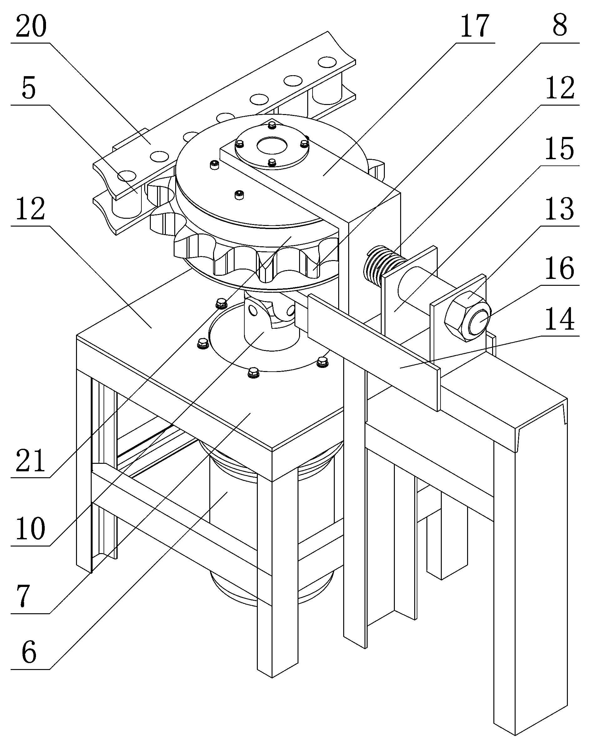 Annular microwave drying complete equipment