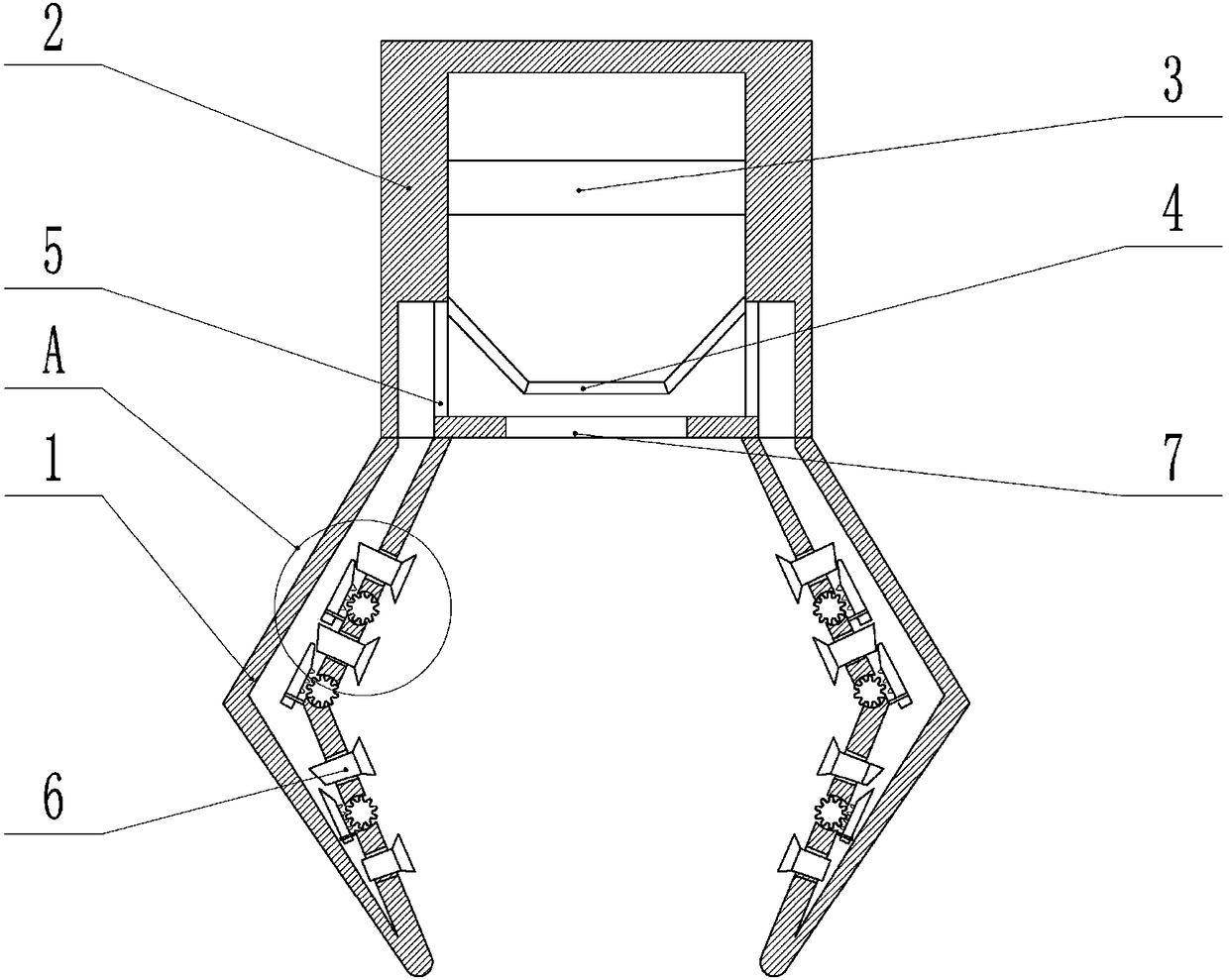 Industrial conveying robot