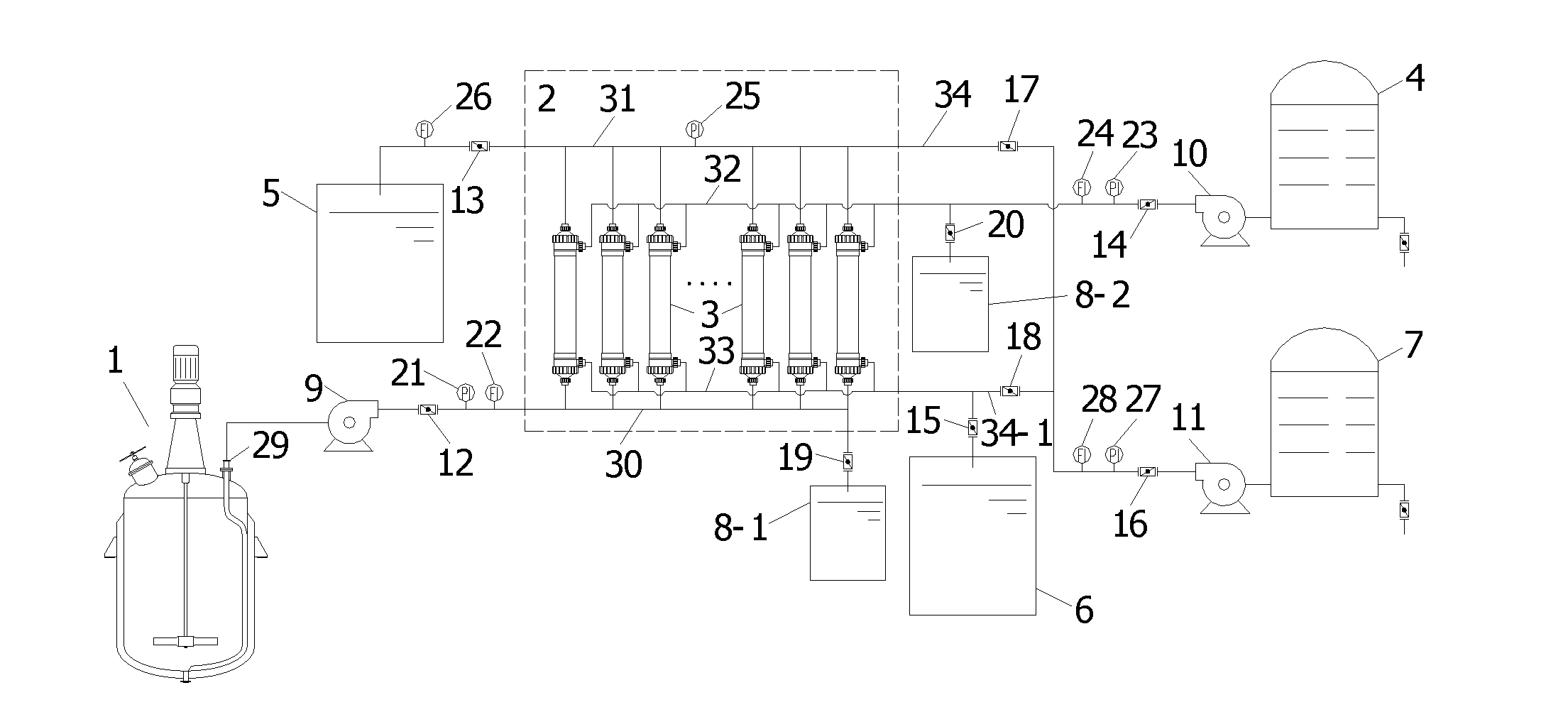 Apparatus for preparing ca-p biomaterial by purification method of dialysis and separation