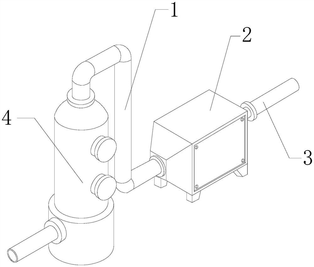 Low-temperature industrial toxic waste gas denitration equipment