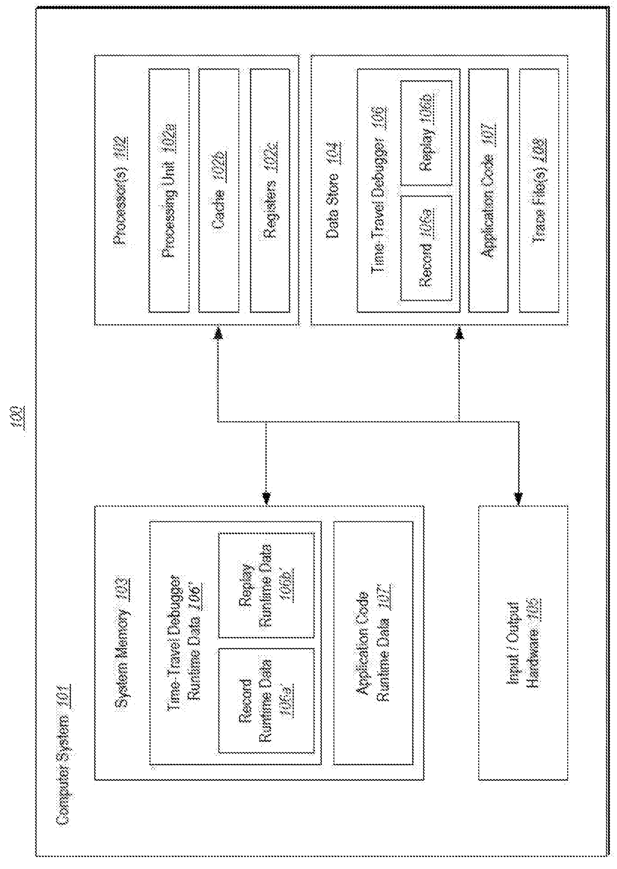 Program tracing for time travel debugging and analysis