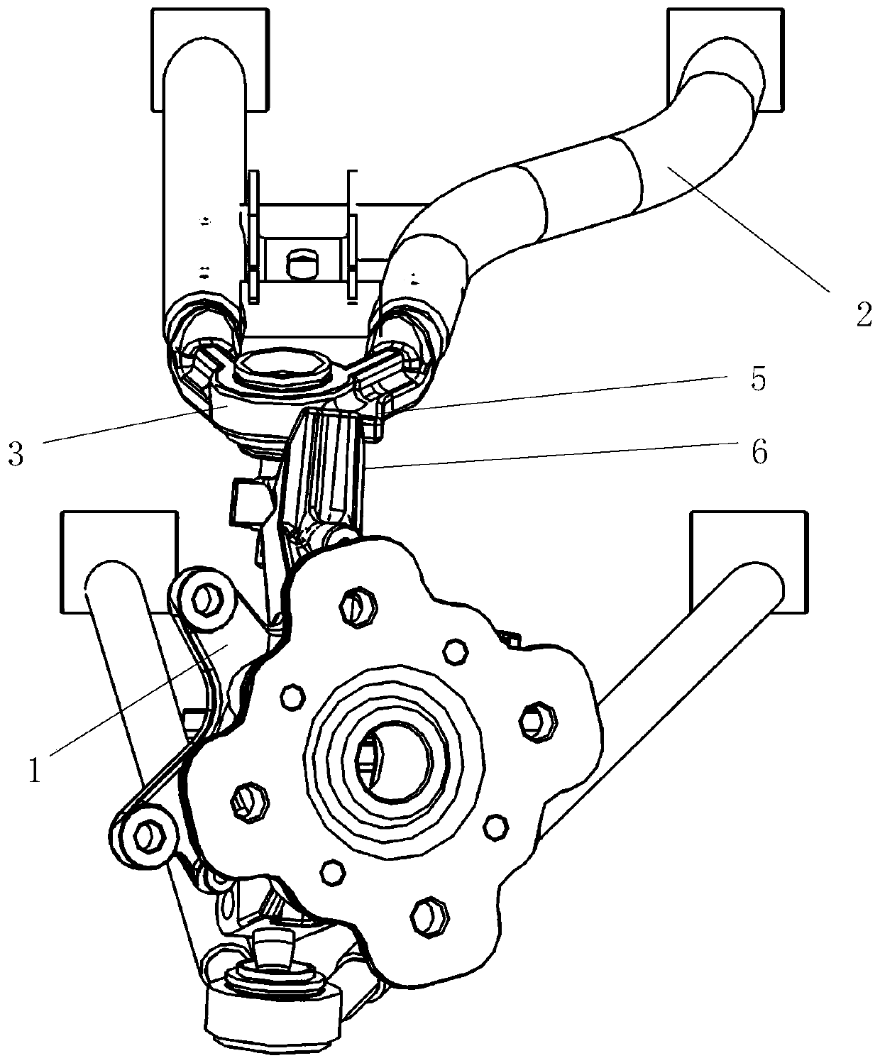 All-terrain vehicle and all-terrain vehicle steering limiting structure