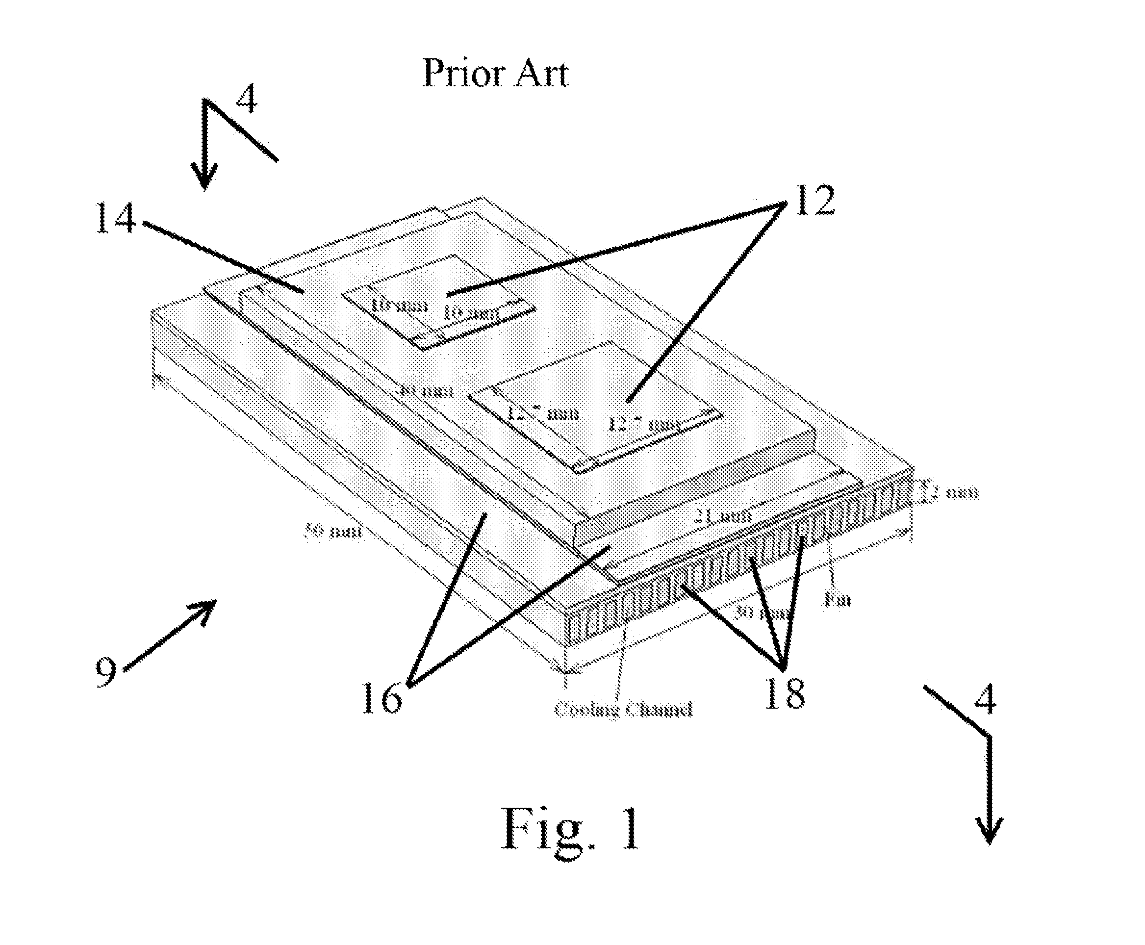 System for cooling hybrid vehicle electronics, method for cooling hybrid vehicle electronics