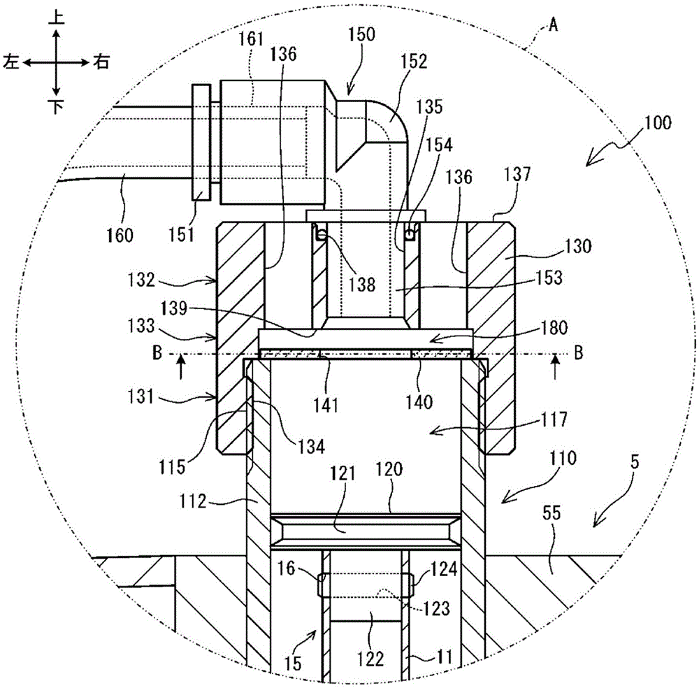 Machine needle cooling mechanism of sewing machine, sewing machine and air suction and exhaust mechanism