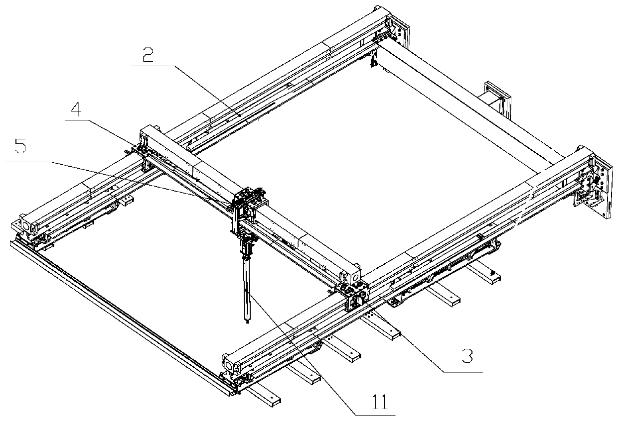 Gravity unloading device for air floatation supporting three-dimensional active movement