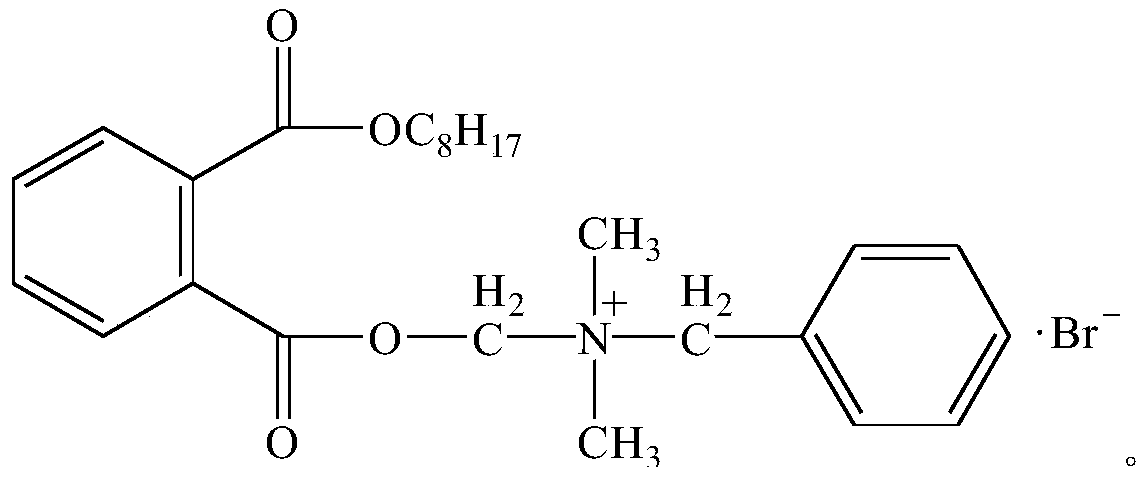 A kind of temperature-resistant and salt-resistant anti-swelling clay stabilizer and its synthesis method