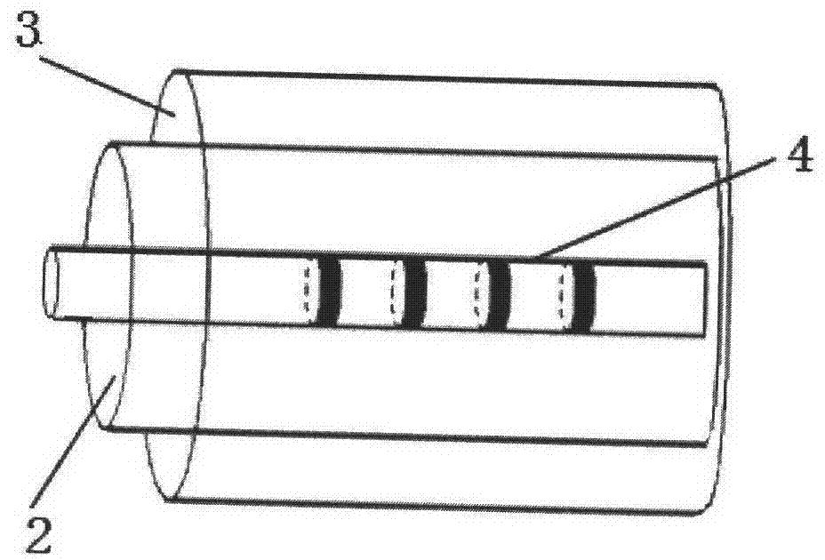 Composite structure long-period fiber grating