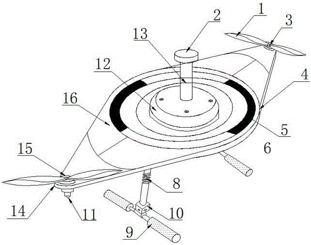 UAV (Unmanned Aerial Vehicle) electromagnetic environment detector and detection method thereof