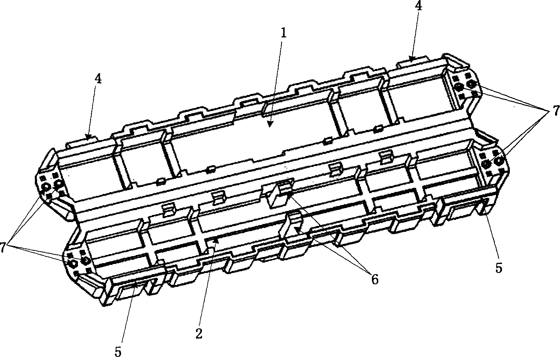 Protecting device for optical fiber fusion point