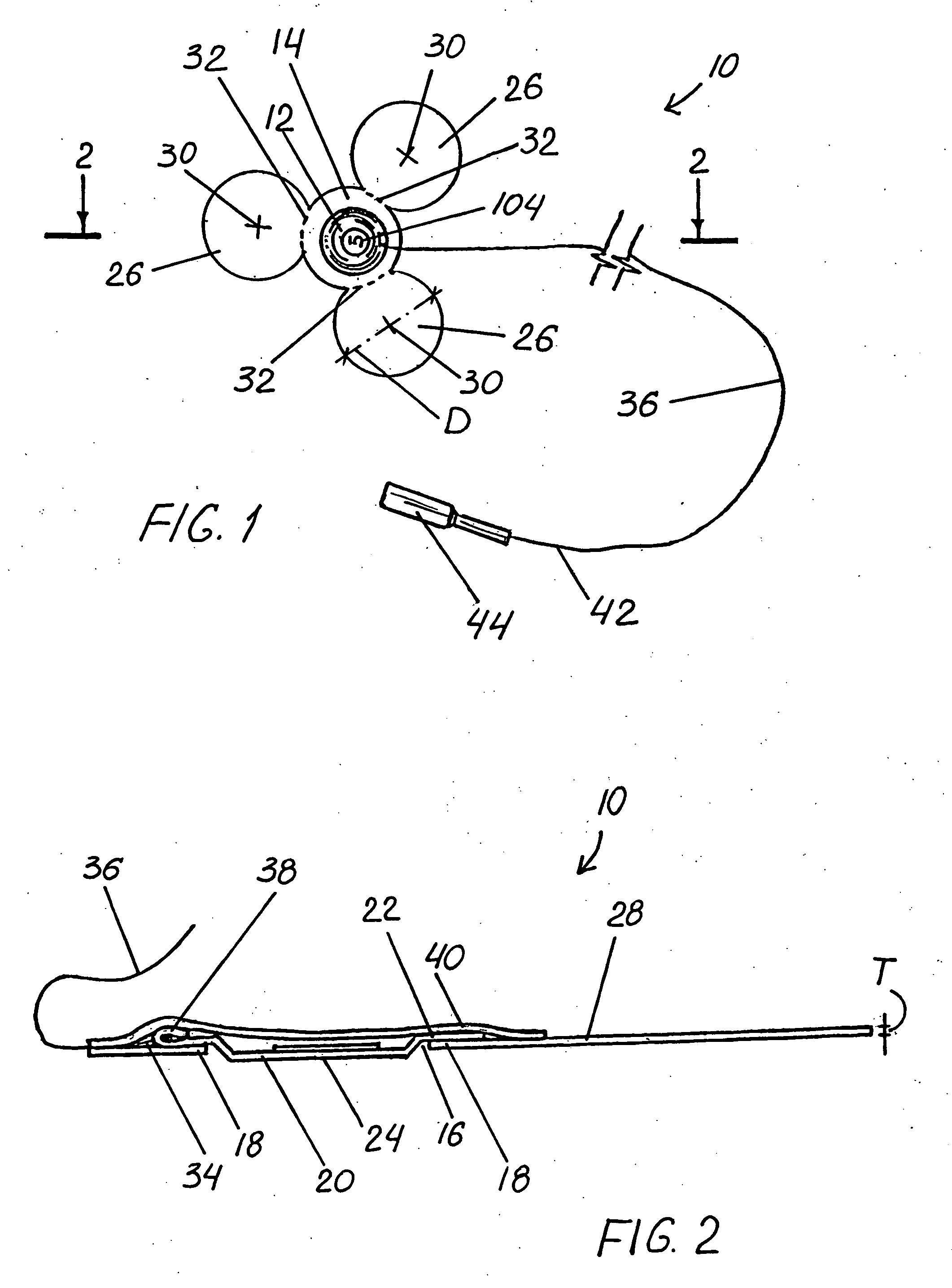 Cortical sensing device with pads