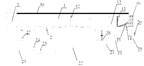 Medium-shallow water homodromous wave current generating method and experimental water channel