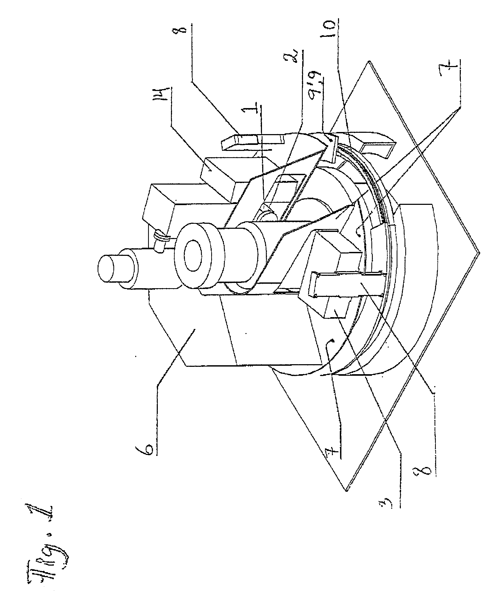 Device and method for tomography and digital x-ray radiography of a flexible riser