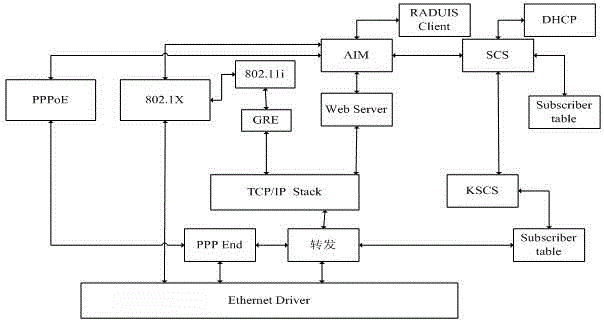 An Authentication Network Oriented to Multiple Access Modes