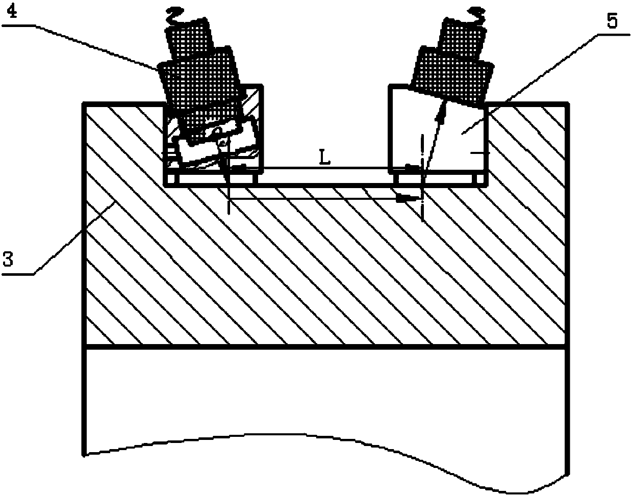 Ultrasonic non-destructive testing method for residual stress of inner and outer roller paths of roller bearing