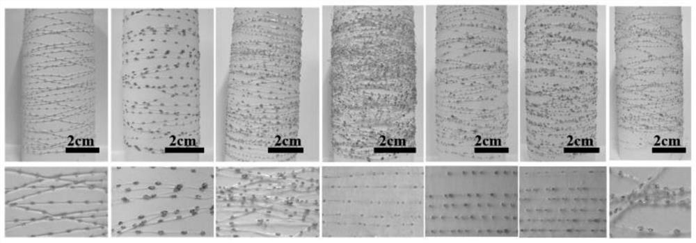 A kind of editable beaded polylactic acid fiber and its preparation method and application