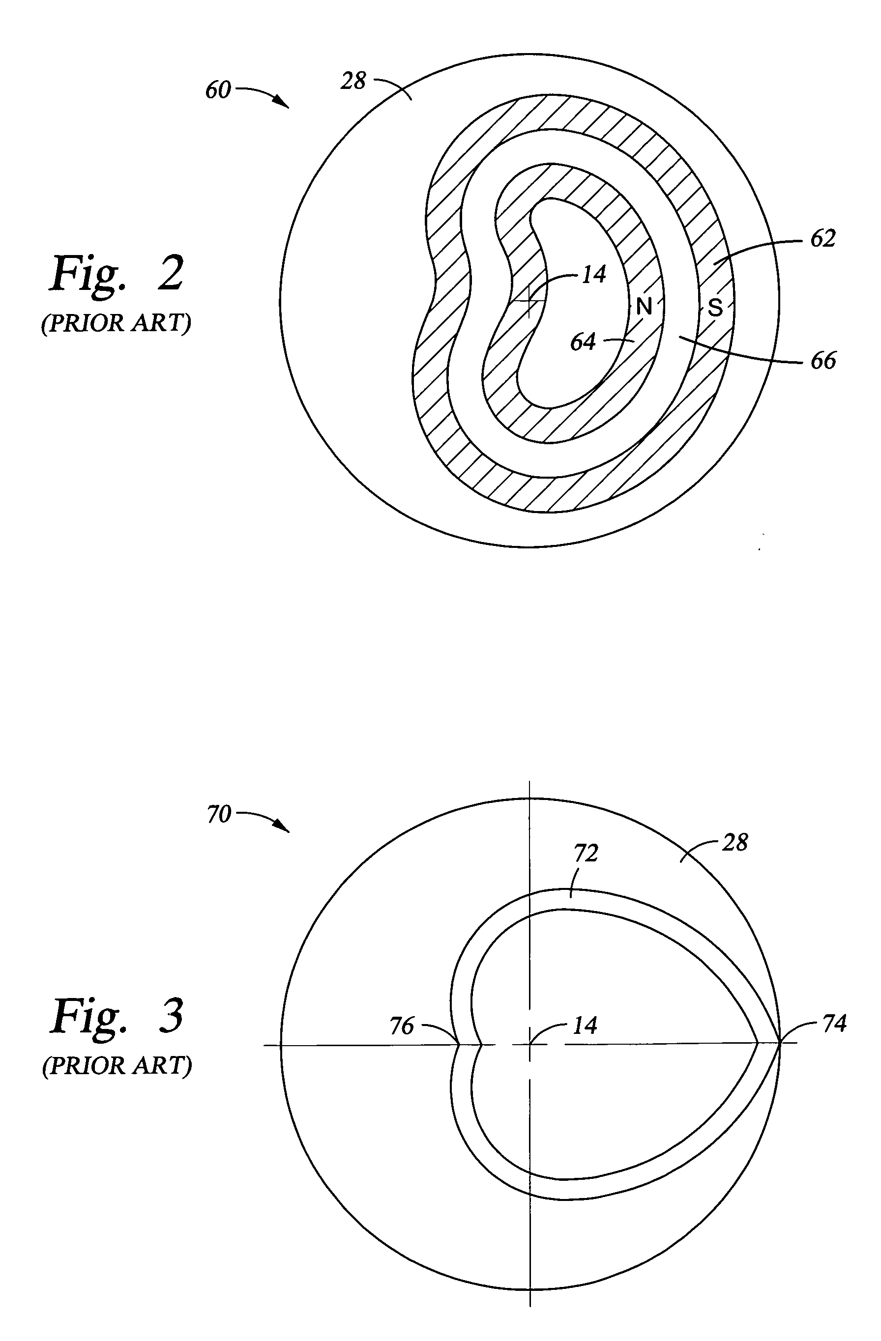 Multi-track magnetron exhibiting more uniform deposition and reduced rotational asymmetry