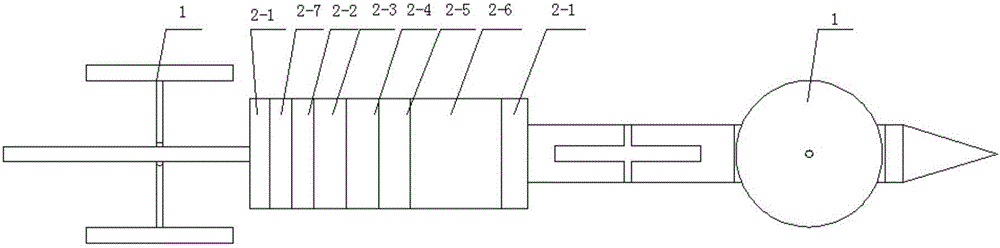 Imaging system of drilling internal fracture space attitude