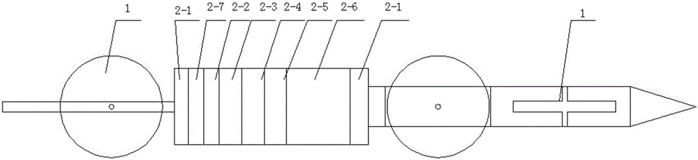 Imaging system of drilling internal fracture space attitude