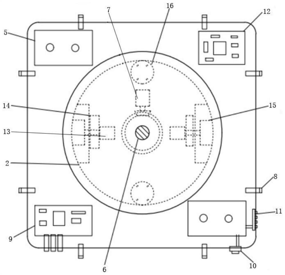 Intelligent express transfer robot and use method