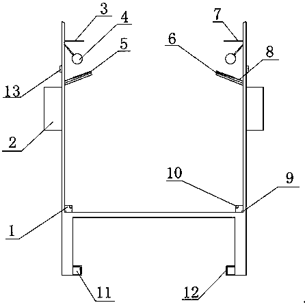 Bridge snow-removal system