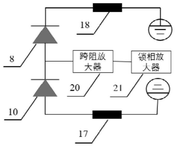 Single-beam mixed light pumping system and background light intensity suppression method thereof