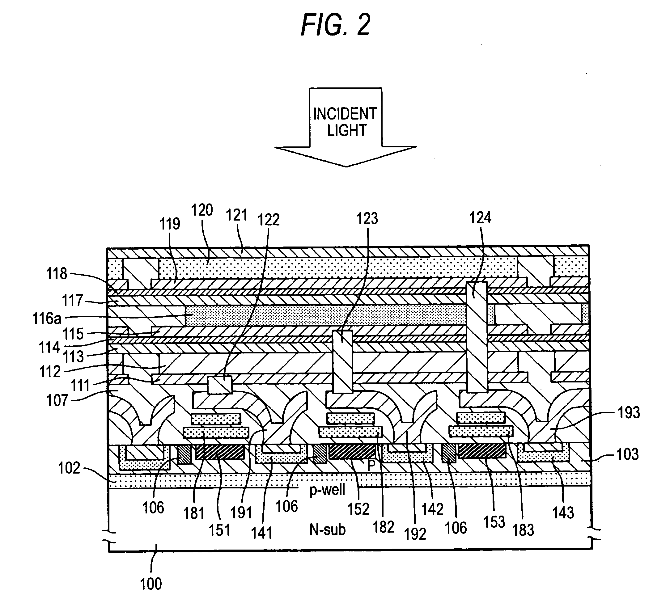 Photoelectric converting layer lamination type solid-state image pick-up device