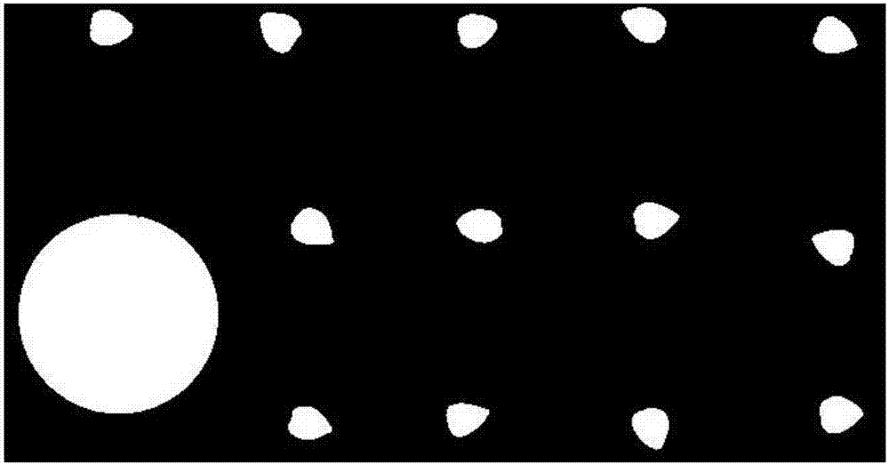 Algorithm for rapidly detecting triaxial sizes of coarse cereal crop grains