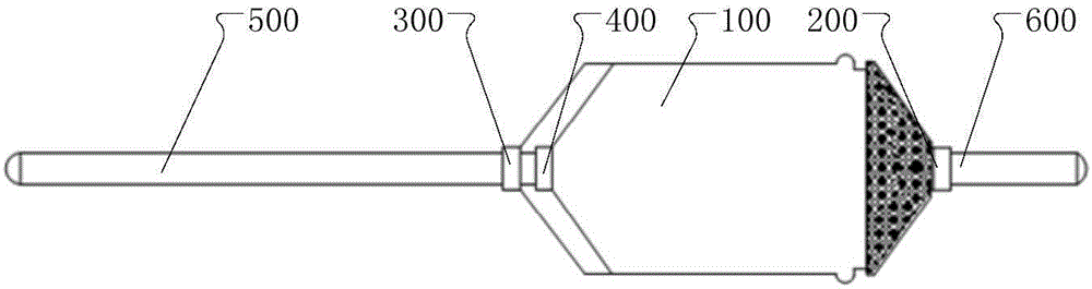 Thrombectomy instrument and thrombectomy device