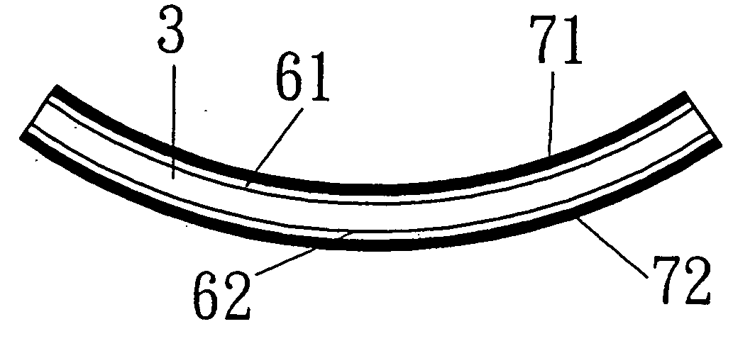 Measuring tape for tape rule