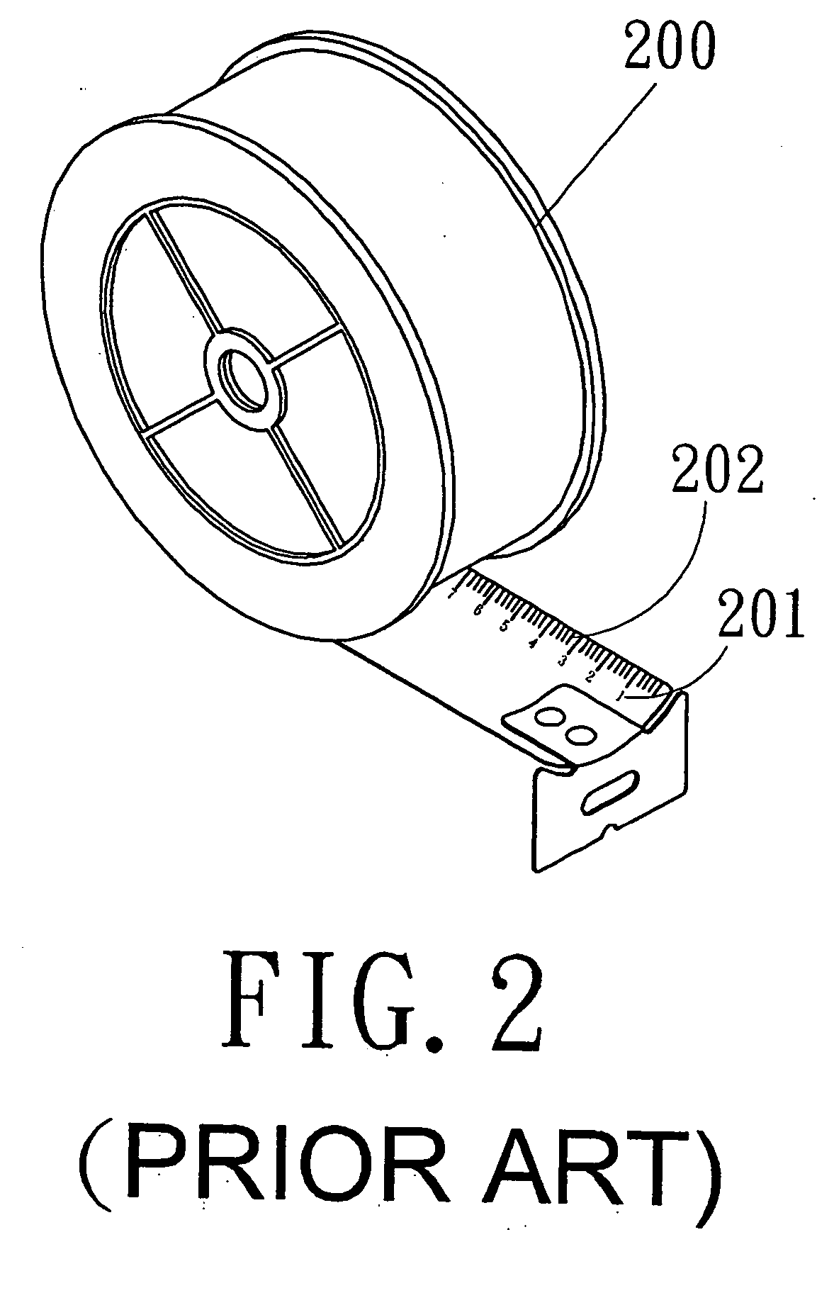 Measuring tape for tape rule