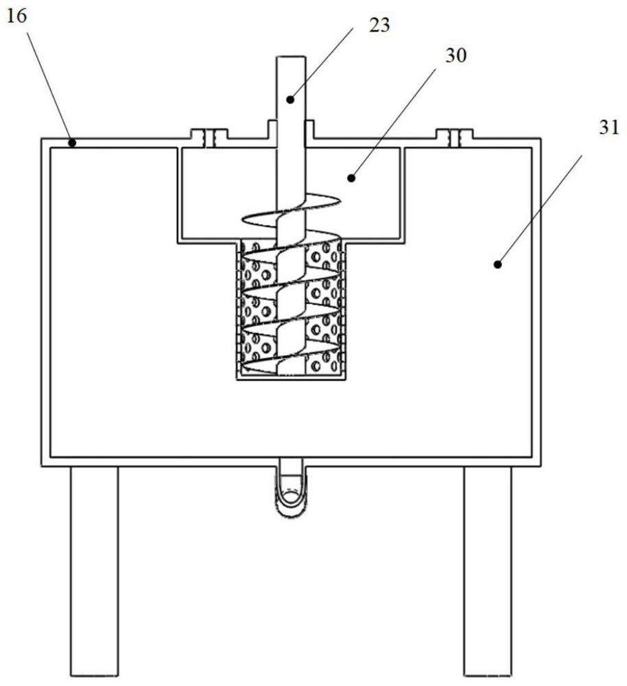 Centrifugal front-mounted degassing pump and degassing technological process experimental equipment