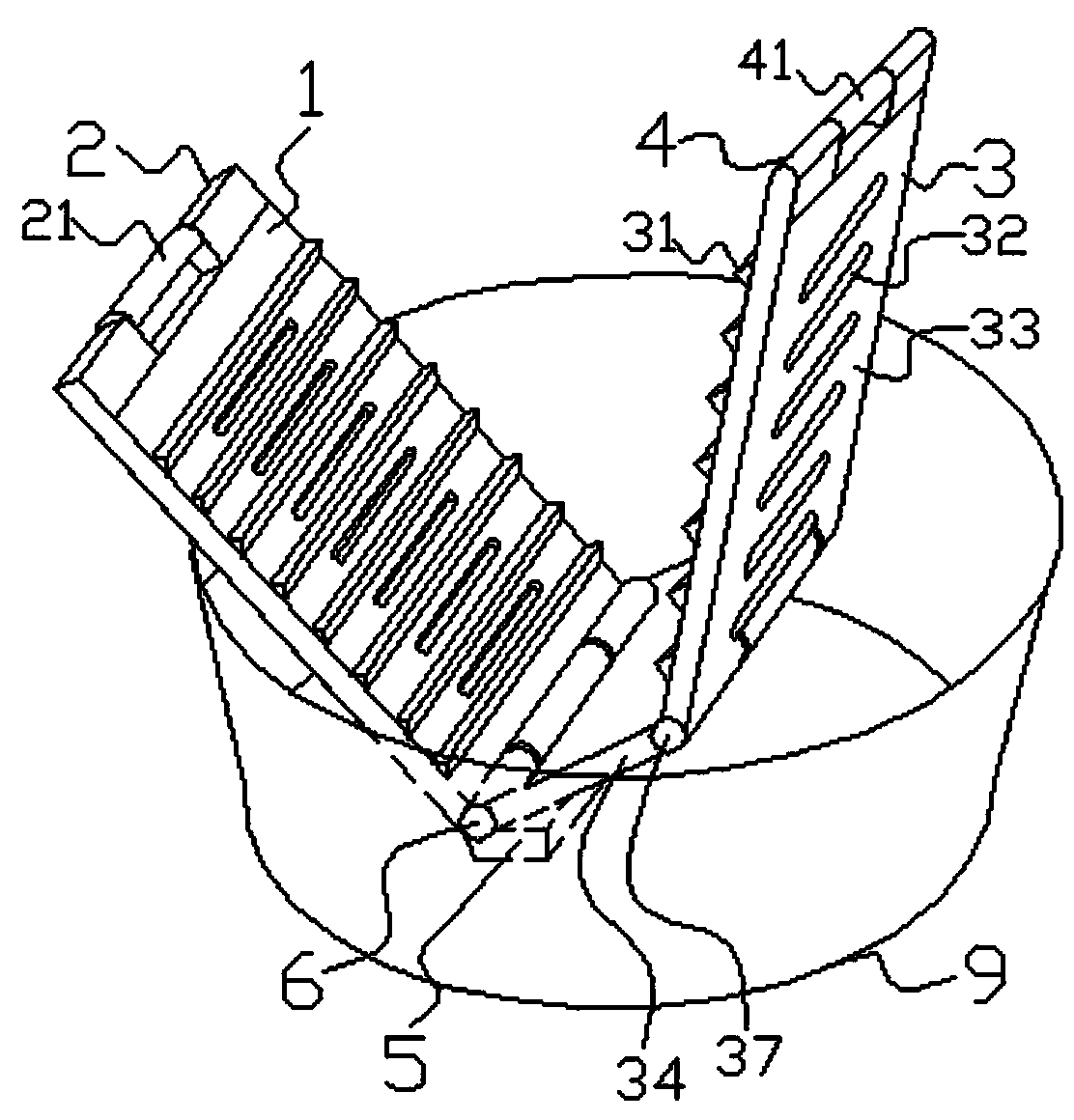 Manually-operated clothes washing device