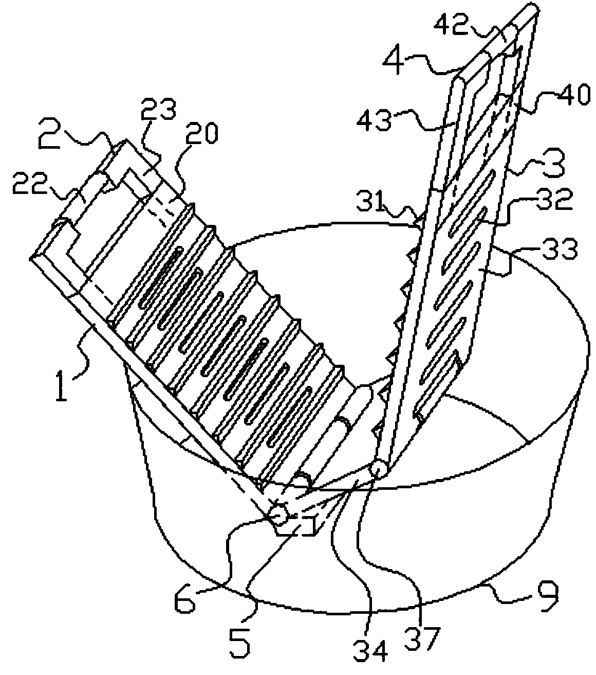 Manually-operated clothes washing device