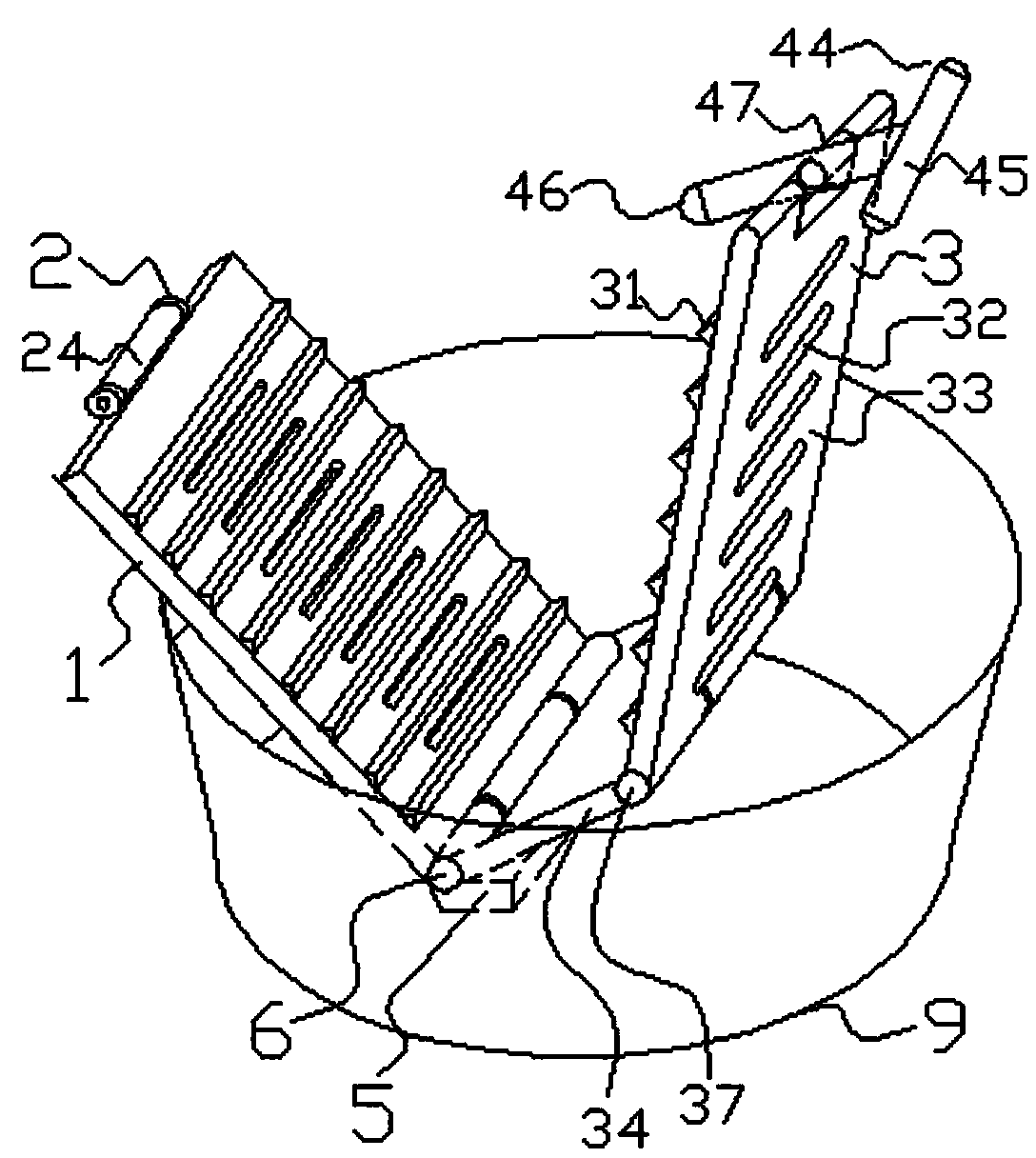 Manually-operated clothes washing device