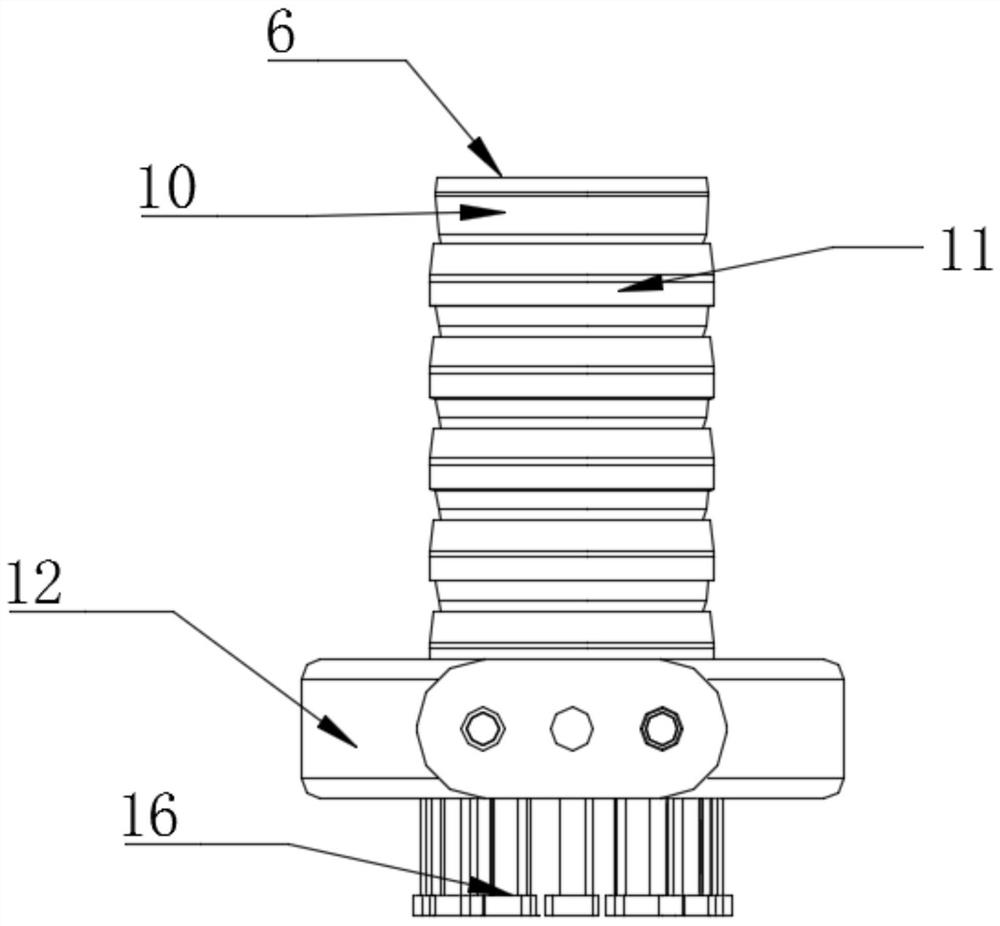 Heat dissipation structure and power distribution control cabinet with heat dissipation function