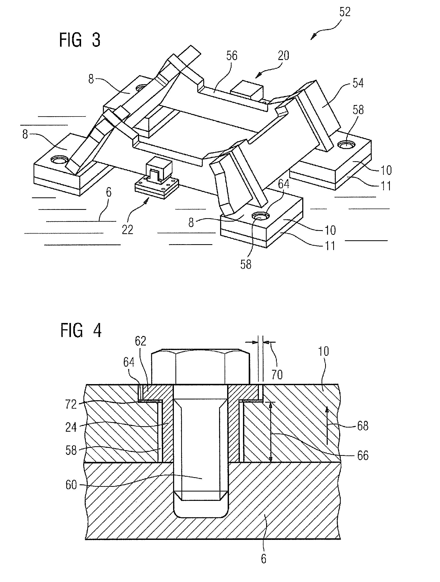 Turbomachine foot unit