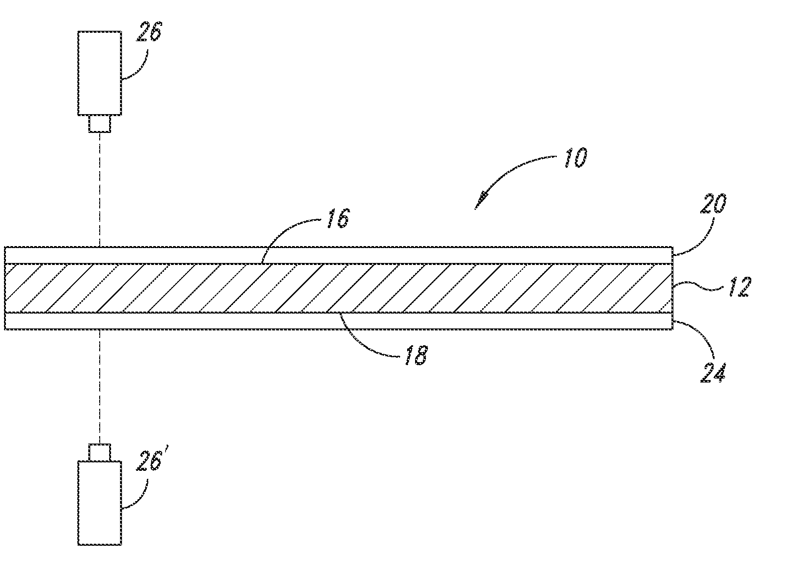 Two-sided laser patterning on thin film substrates