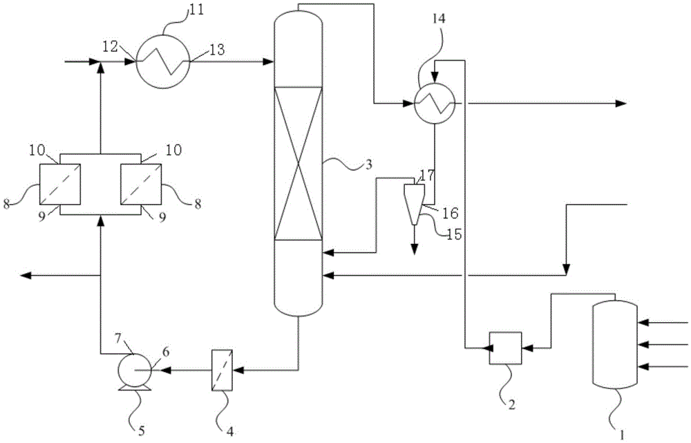 System for recycling hydrogen in production process of polycrystalline silicon