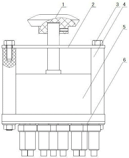 Capacitive transition and voltage control device for testing fault of power cable