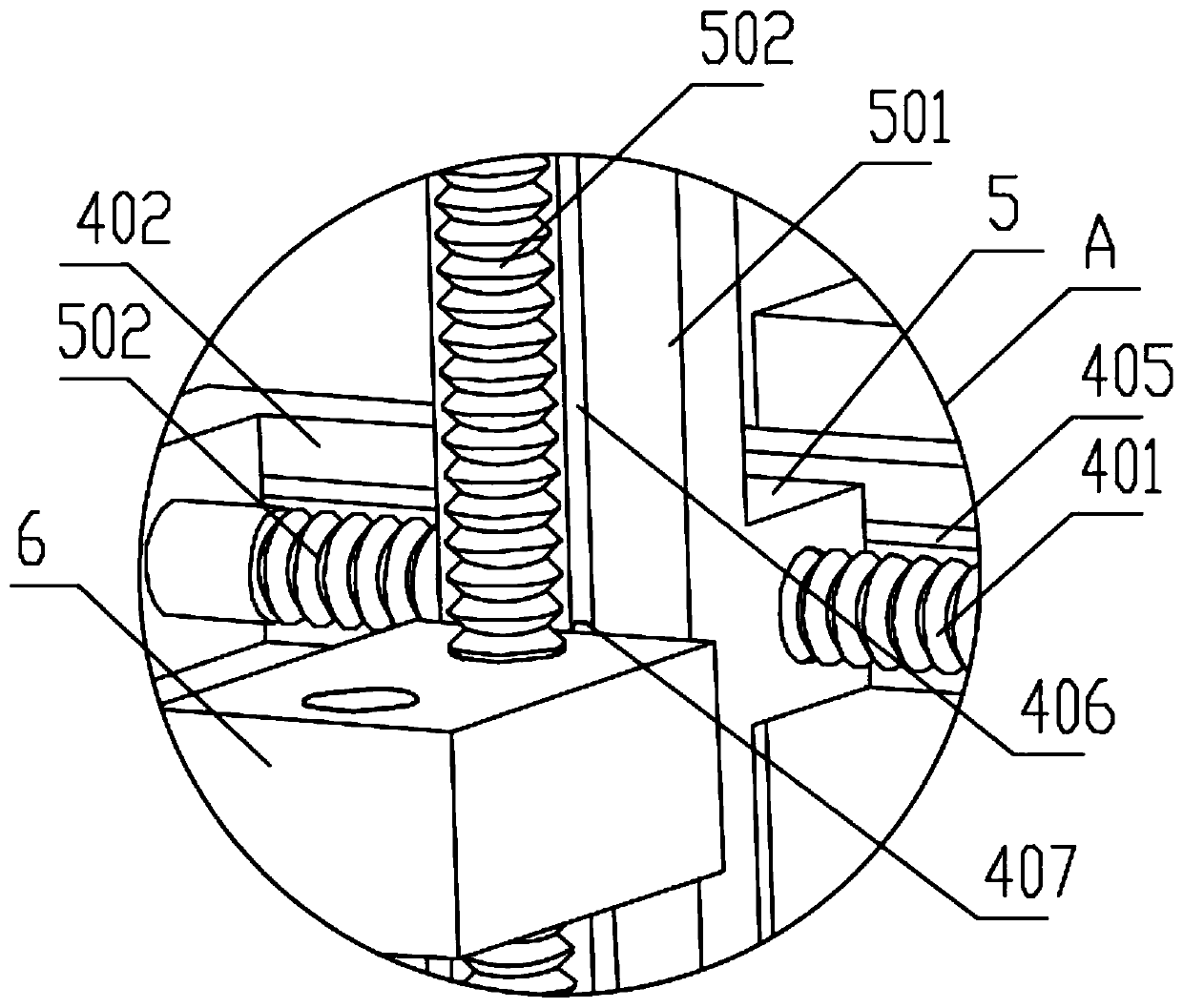 Aquatic product cutting device based on line laser